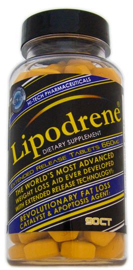 Hi Tech Lipodrene Ephedra Free 90ct / Exp JUNE 2015  