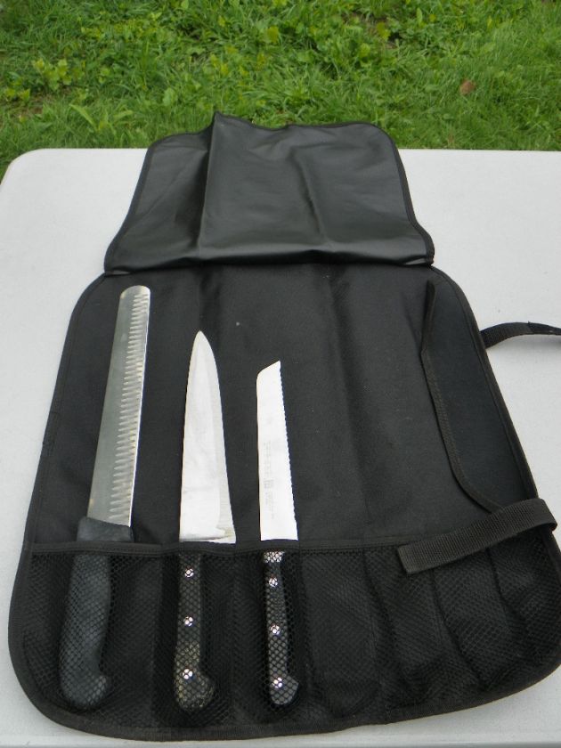 Professioanl Knife Bag w/ Forschner Mundial Zwilling  