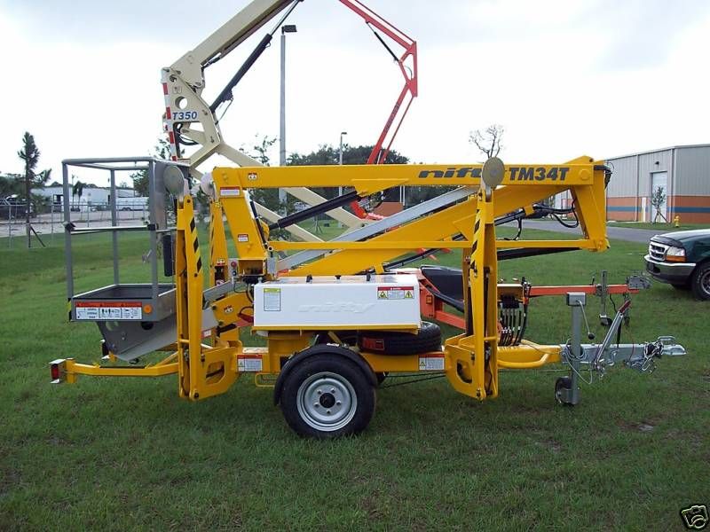 Nifty TM34T Telescopic Boom Lift,40,Bi Energy,Battery & Honda Gas 