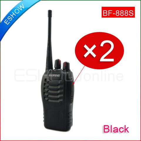 2pcs Walkie Talkie Single Frequency/Band UHF 5W 16CH 2 Way Radio 