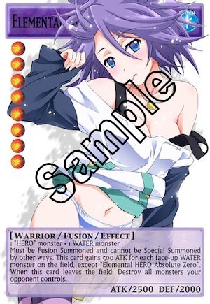   Vampire Mizore Yugioh Orica ~ Elemental Hero Absolute Zero ~  