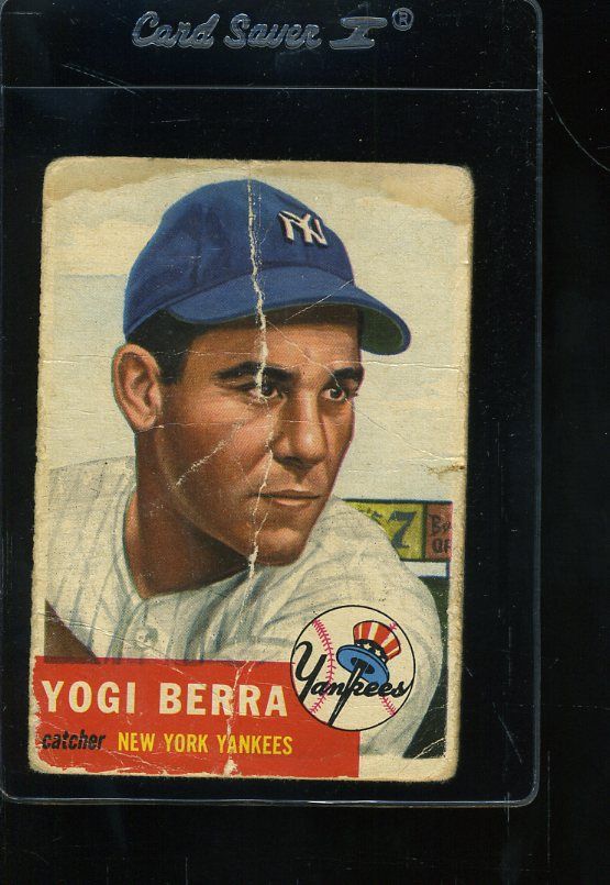 1953 TOPPS #104 YOGI BERRA POOR *11136  