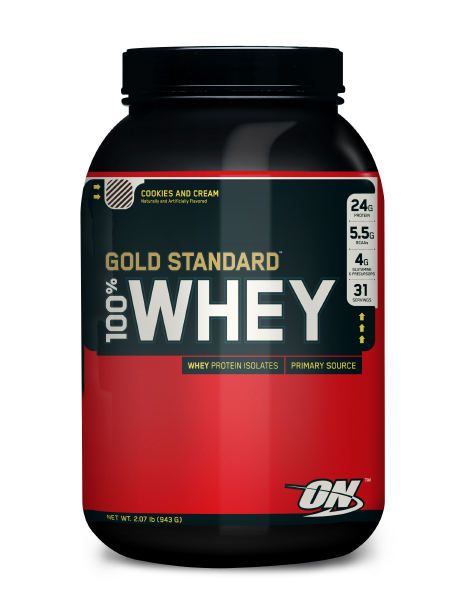 Optimum Nutrition 100% Whey Protein Cookies & Cream 2lb  