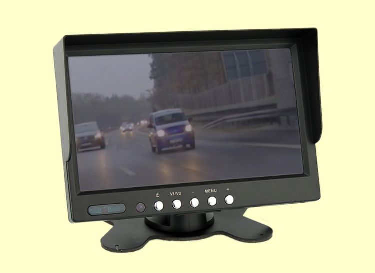 Zoll TFT Monitor 12/24V optimiert für Rückfahrkamera  