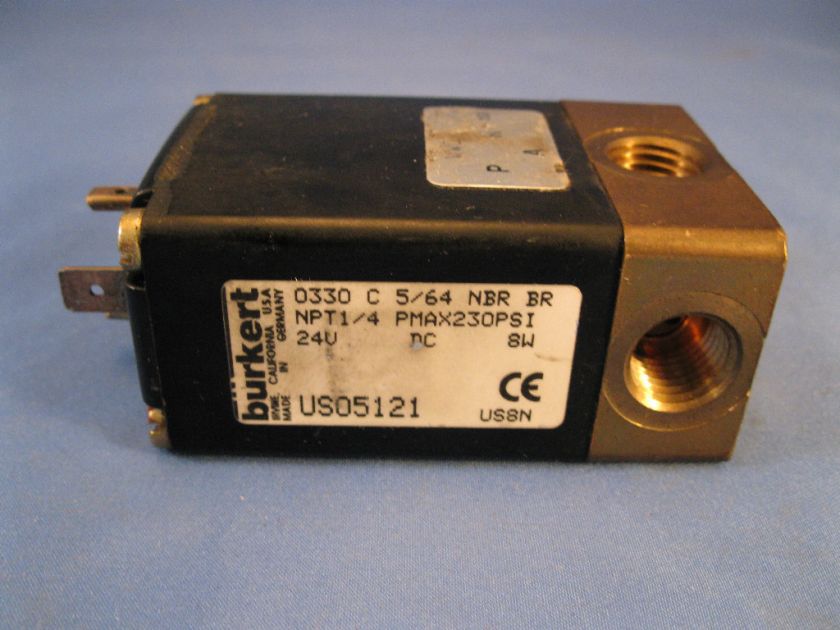 Burkert Solenoid Valve 0330C 0330 C 5/64  