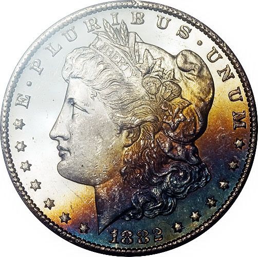 1882 CC $1 Morgan Dollar Anacs MS 64 Vam 2 R 4, I 5  