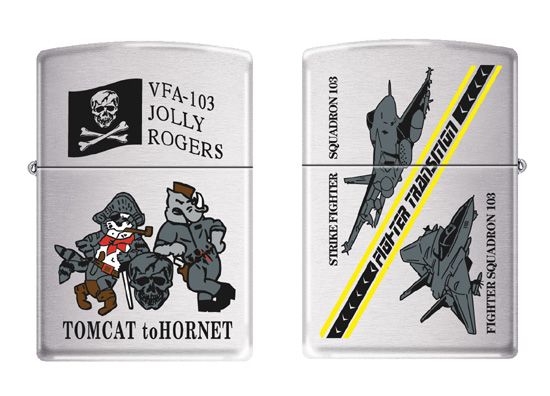 VFA 103 Jolly Rogers Zippo MIB Tomcat to Hornet BC  