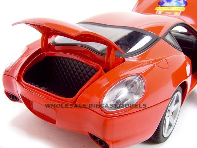 FERRARI 575 GTZ ZAGATO RED 60 ANNIV 118 DIECAST MODEL  