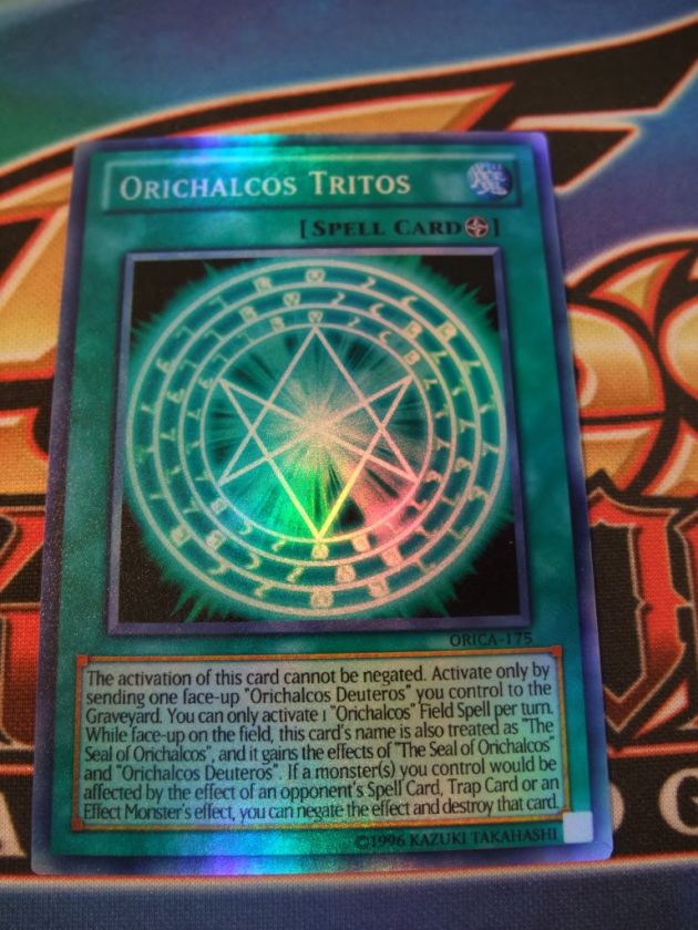 Yugioh Orichalcos Tritos Holographic Orica  