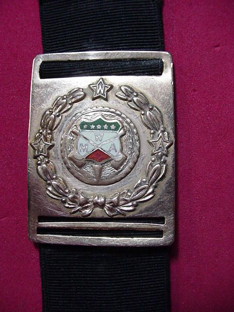 1882 MWA Modern Woodsmen of America Enamel Fob  