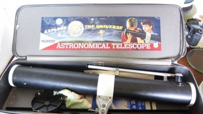 1960 gilbert 80 power astronomical telescope  