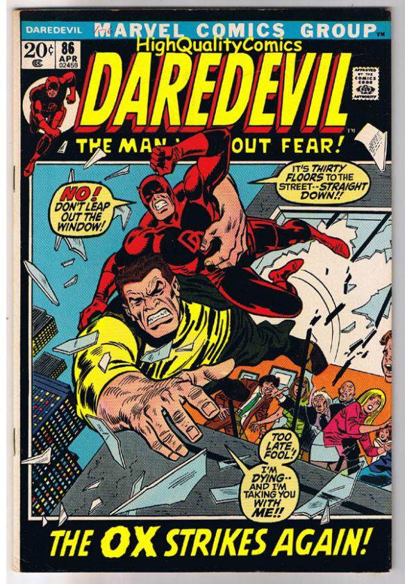 DAREDEVIL #86, Gene Colan, Ox, Tom Palmer, 1964, VFN  