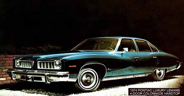 1974 PONTIAC LUXURY LEMANS ~ 4 DOOR COLONNADE HARDTOP  