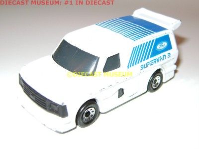 FORD SUPERVAN II VAN DIECAST MATCHBOX VINTAGE 1985 RARE  