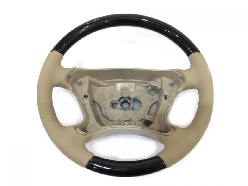 W209 2003 2009 03 09 Steering Wheel Standard Birdeye Beige Mercedes 