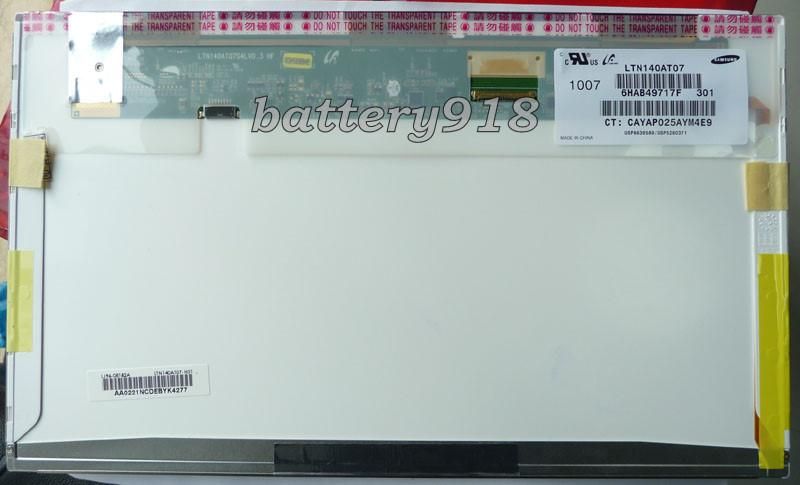   SCREEN LED FIT SAMSUNG LTN140AT16 LTN140AT16 L01 LTN140AT16 201  