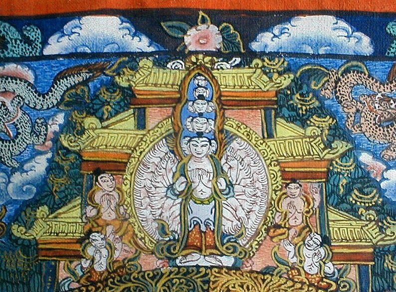 BUDDHA THANGKA TANGKA TANKA THANKA MANDALA YAMANTAKA  