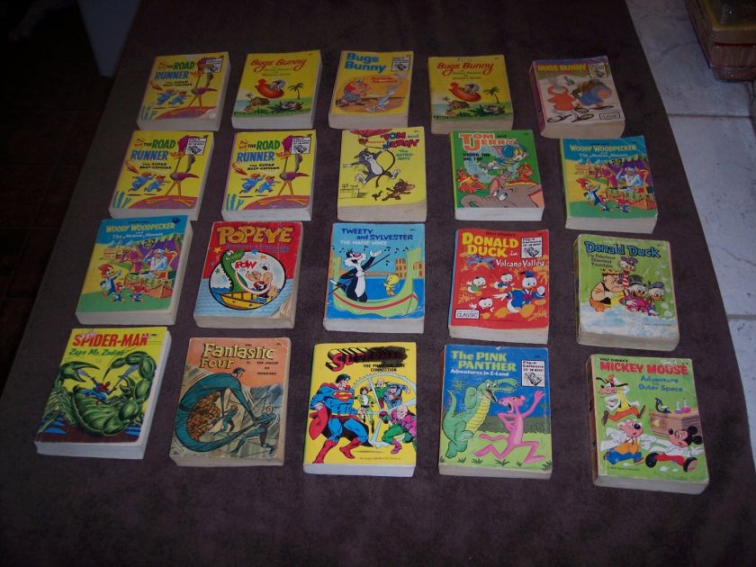 62 Vintage Big Little Books Bonanza Tarzan Disney ETC  