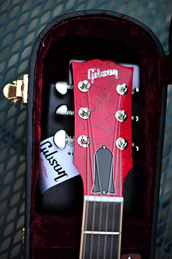 2011 GIBSON LES PAUL CUSTOM SHOP STANDARD LTD RED SATIN RUN OF ONLY 6 