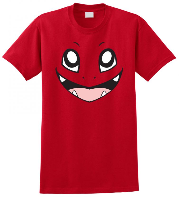 Pokemon CHARMANDER T Shirt Anime Pikachu Front and Back  