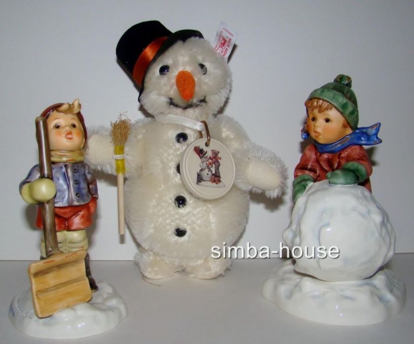   FROSTY FRIENDS Collectors Set Figurines # 2035 & 2036   3 Piece Set