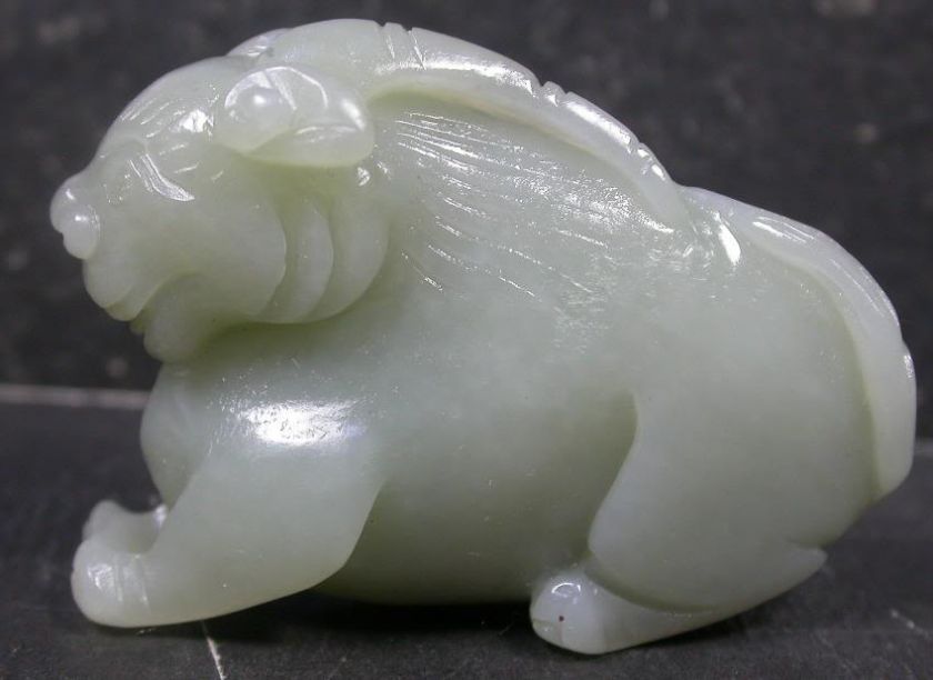 Chinese Hetian Nephrite Jade Display Dragon Pi Xiu 328444  