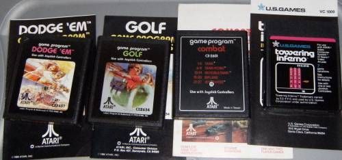 ATARI 2600 Lot of 4 GAMES  