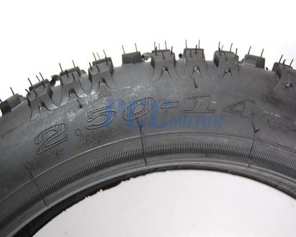 BLACK 14 TIRE HONDA 2.50 x 14  XR CRF 70 50 XR50 BIKE  