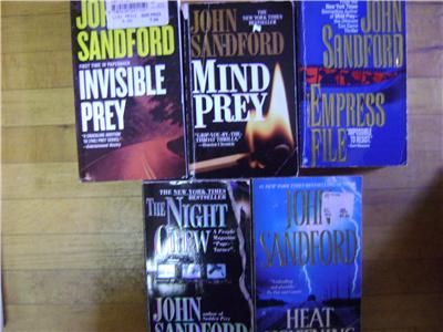 LOT of 21 JOHN SANDFORD   Detective Thrillers   Prey, Lucas Davenport 