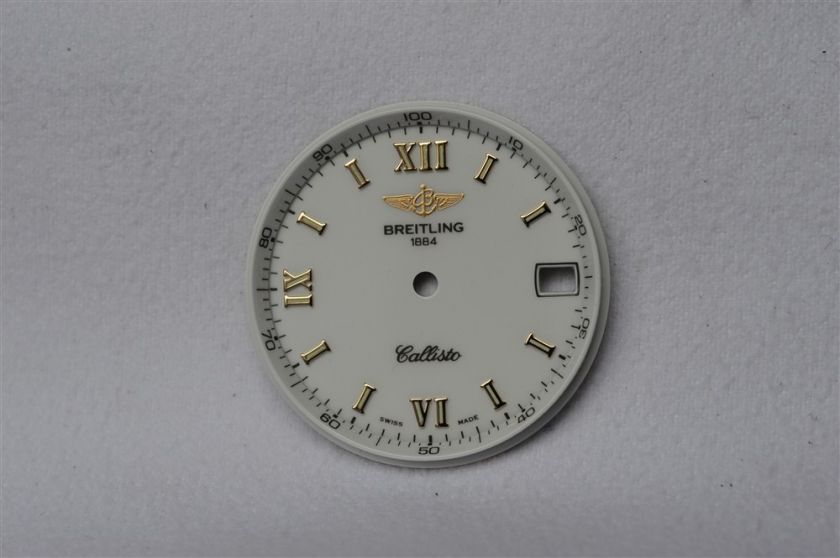 Breitling Callisto White dial with gold markers & scale  