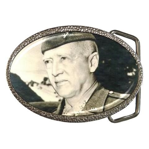 General George Patton Belt Buckle New World War II  