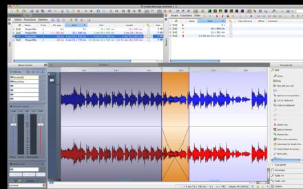 Audio Montage Workspace
