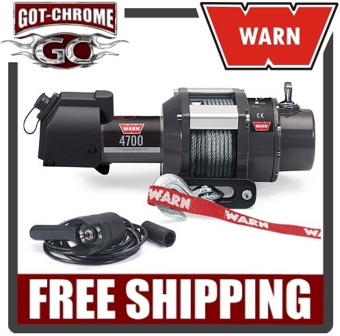 94700 Warn 4,700lbs DC Trailer Worksite Utility Winch  