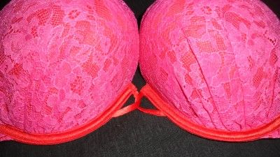 34D 36C 36D Victorias Secret Miraculous Bombshell Push Up Bra BLACK 