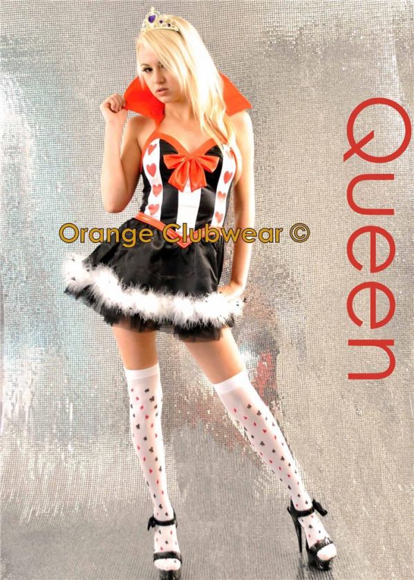 ALICE IN WONDERLAND Queen of Hearts Halloween Costume  