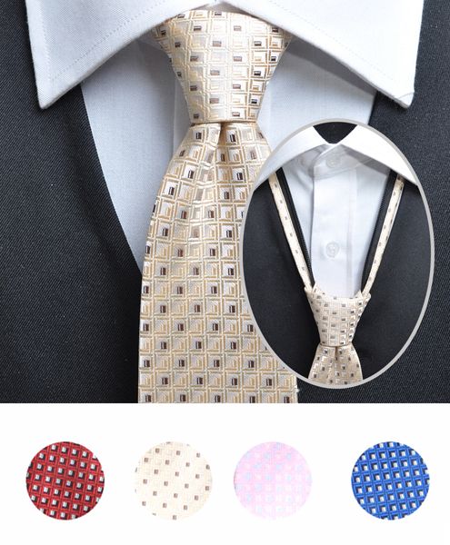 Boys 3D Grid Pattern Zipper Ties (MPBZ1070)  