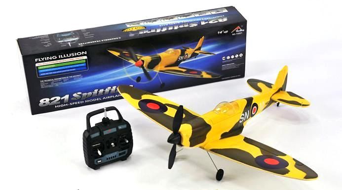 Spitfire Brushless 4ch Aerobatic RC Airplane RTF USA Y  