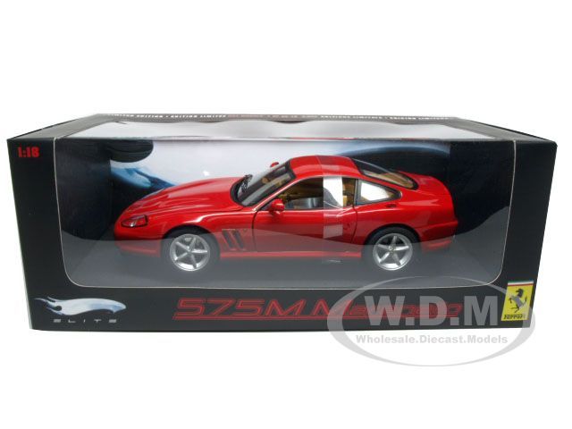 ELITE FERRARI 575M 575 M MARANELLO RED 118 DIECAST  