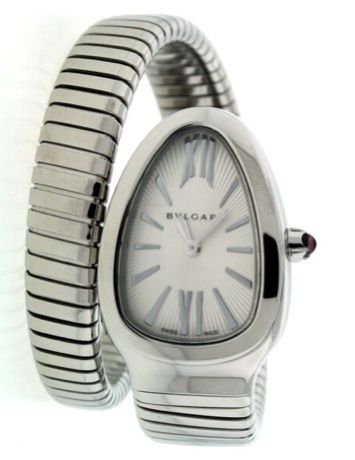 Bvlgari Serpente Large Stainless Steel 35mm ladies snake watch.  