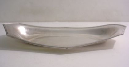 Sheffield Wrought Right ART DECO Silver Tray Dish #1098  