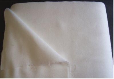 WHITE COTTON BATISTE FABRIC