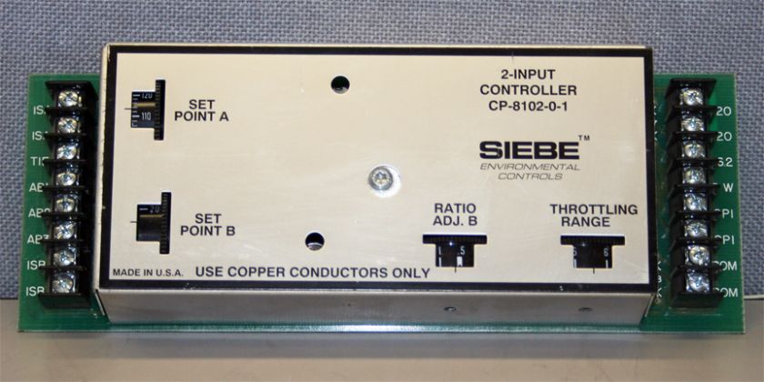 Siebe Environmental 2 Input Controller CP 8102 0 1  