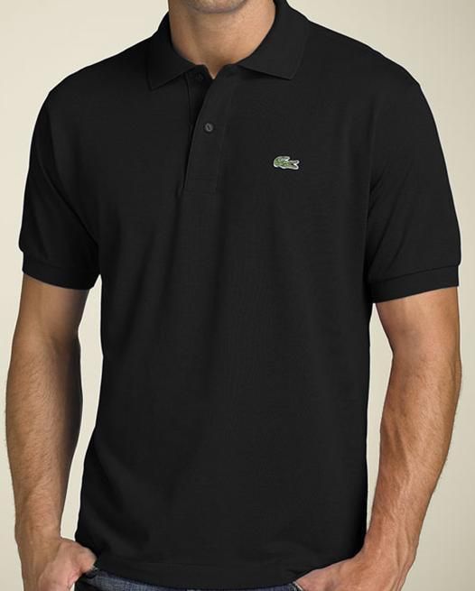 Lacoste Classic Piqué Polo Black SZ S 3XL Authentic NWT  