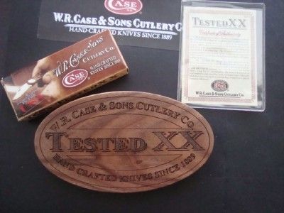 Case Commemorative Tested XX Antique Canoe Folder 3629