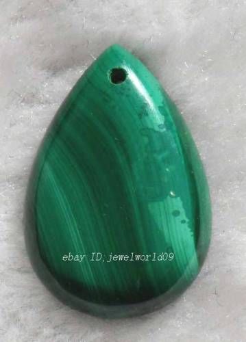 AAA 17x25mm Malachite Teardrop Pendants 1pcs  