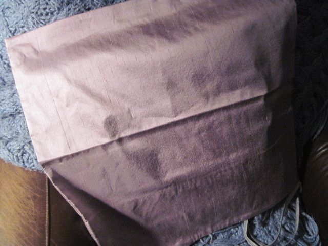 WEST ELM SILK TIE PILLOW COVERS GORGEOUS NWT  