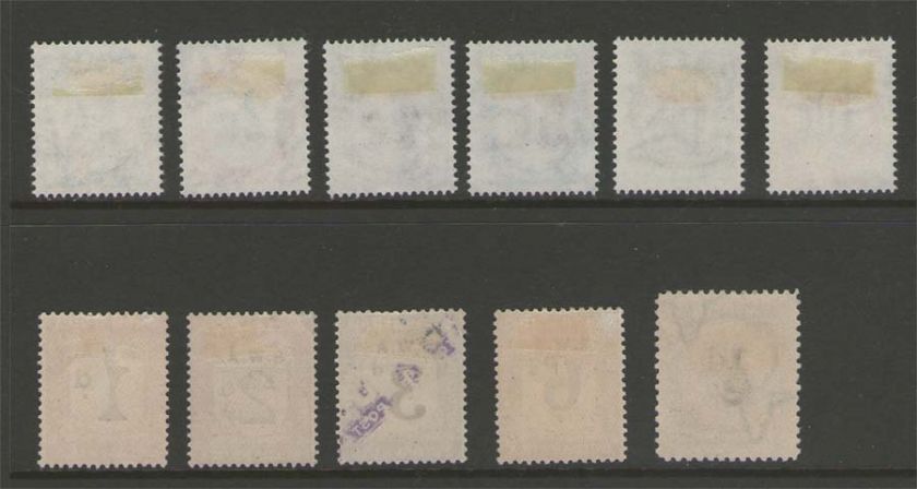 South West Africa 1928 SG D43 47 and 1961 SG D57 62 MH  