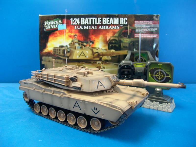   Of Valor 124 R/C RC U.S. M1A1 Abrams Tank Military M1 Gulf War  