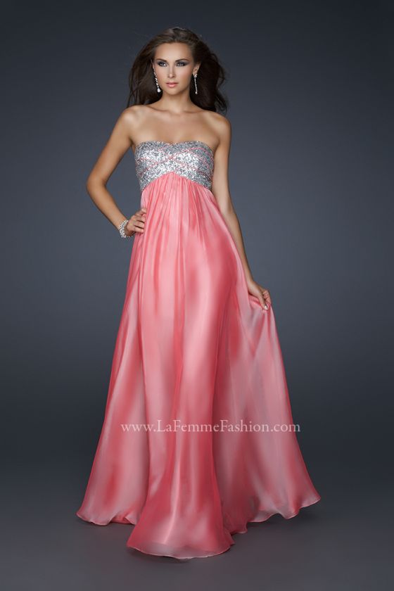 La Femme 17513 Prom Dress Wedding Bridal 