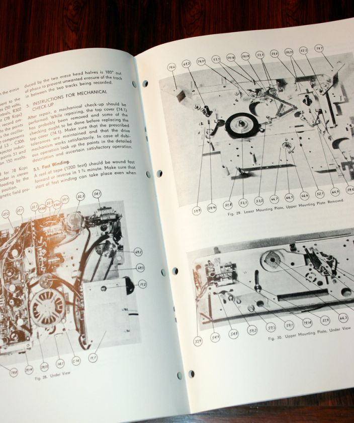 Tandberg Model 6 Reel Rec. Service Manual *Original*  